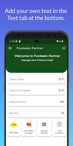 Foodeato Partner Screen 2