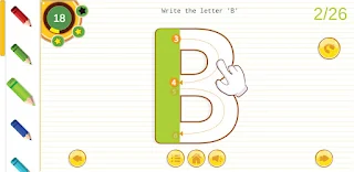 ABC Tracing Game - Alphabet - Screenshot 2
