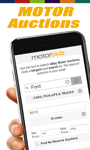 Android application Cars, Parts + Motor Auctions screenshort