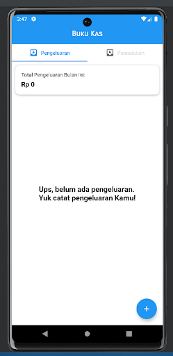 Android application Buku Kas - Tugas Akhir PAPB screenshort