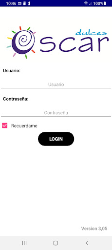 Android application Dulces Oscar Commerce screenshort