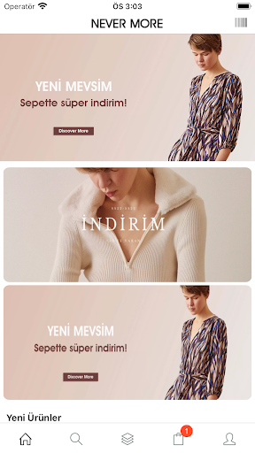 Android application Never More Toptan screenshort