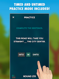 Prepositions Grammar Test PRO Screenshot