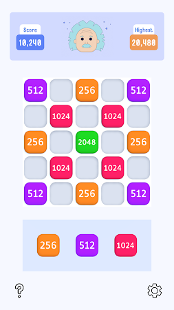 Game screenshot 2048 Tiles: Number Tile Merge hack