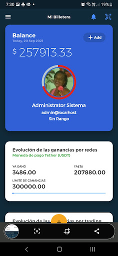 Wallet Investment App Screenshot
