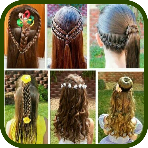 Easy fun hairstyles for girls Logo