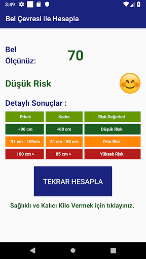 Obez Miyim? İdeal Kilom Kaç? Screen 3