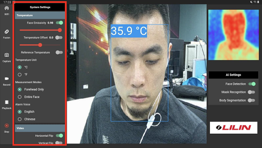 Android application TempViewer screenshort