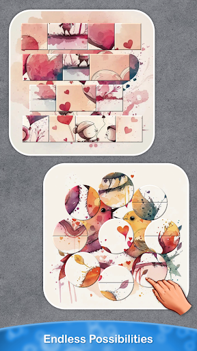Android application AI Puzzles - Jigsaw & Jigsort screenshort
