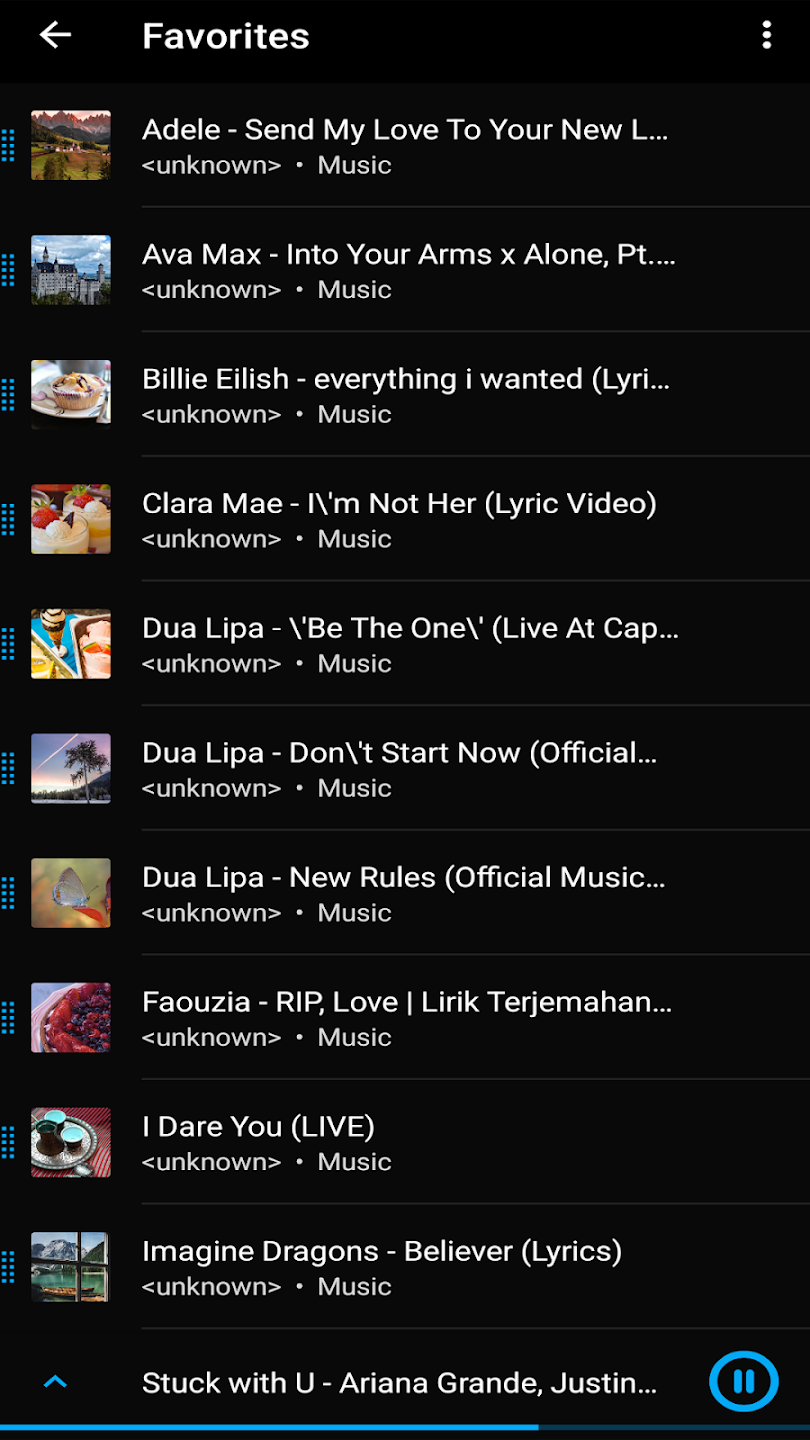 Video Player Interface
