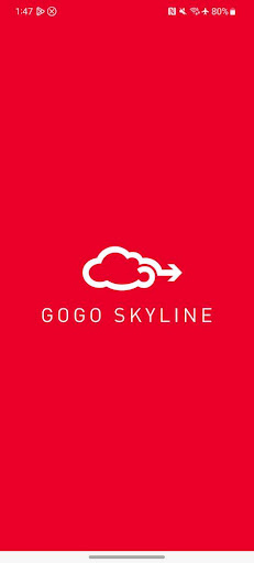Android application Gogo Skyline screenshort