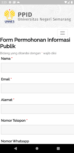 PPID UNNES Screen 3