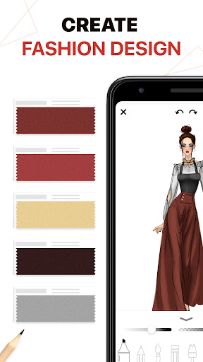 Android application Fashion Design Sketches Book screenshort