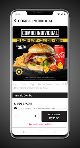 Coreu Burguer Screen 2