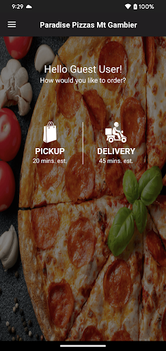 Paradise Pizzas Screen 3