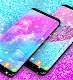 screenshot of Glitter galaxy live wallpaper