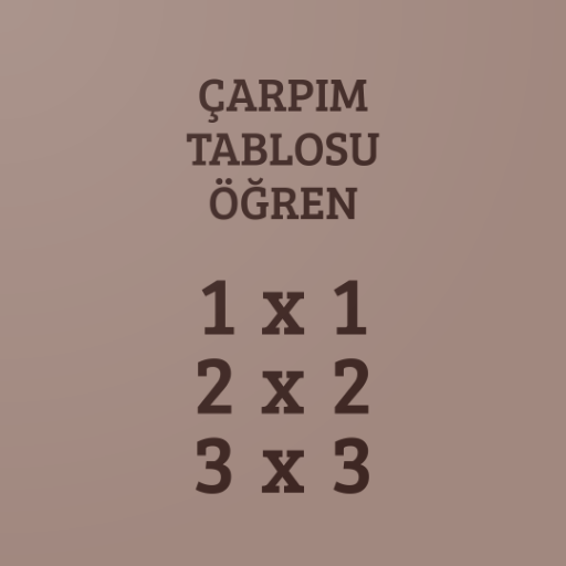 Çarpım Tablosu Öğren