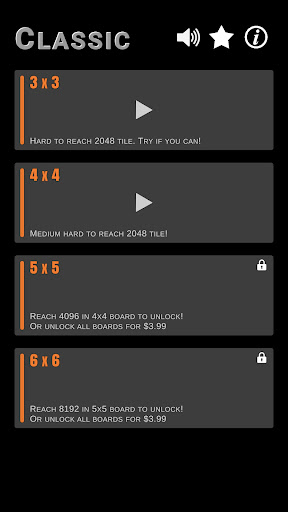 Android application 2048 Unlimited screenshort