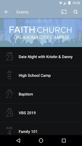 Screenshot of FaithChurch.Family
