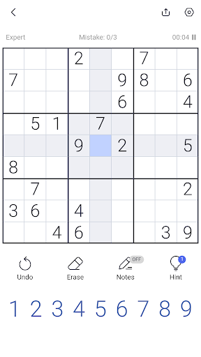 Sudoku - Sudoku puzzle, Brain game, Number game  screenshots 3