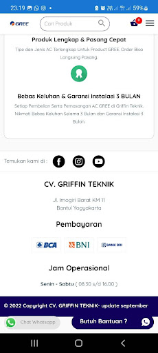HARGA AC GREE JOGJA Screen 3