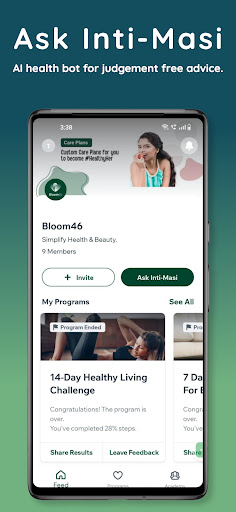 Bloom46: Womens Health App Screen 3