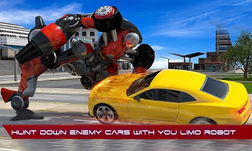 Police Limo Car Robot Games For PC installation