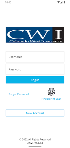 Android application Colorado West Insurance screenshort