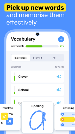 Screenshot of Ule: learn English language