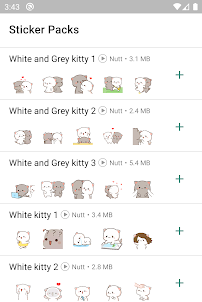 mochi cat animated stikers