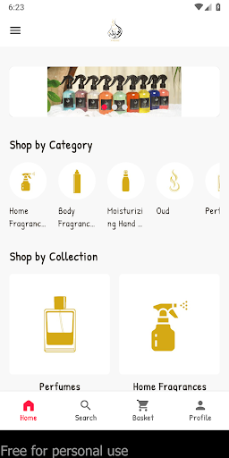 Android application أطياب العبادلة screenshort