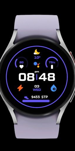Night ver 16 - watch face screenshot 4