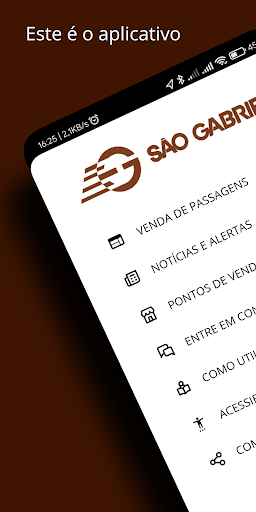 Android application SGBus - Viação São Gabriel screenshort