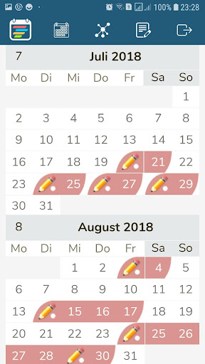 Multikalender für Gastgeber Screen 3