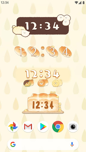 Digital Clock Widget Yeastken Screen 2