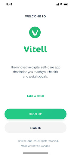 Android application Vitell — Healthy Living screenshort