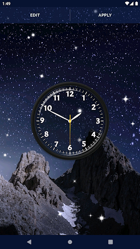 Night Sky Clock Wallpapers - Latest version for Android - Download APK