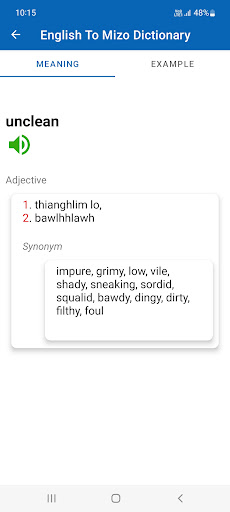 English To Mizo Dictionary