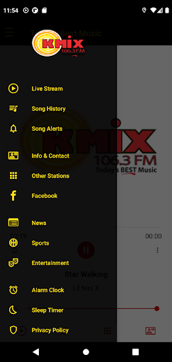 KMIX 106.3 Screen 3