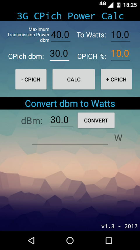 3G - CPICH Calculatorのおすすめ画像1