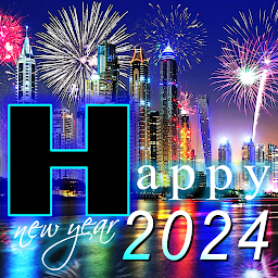 「Happy new year 2024」圖示圖片