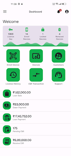 Android application For Your Finance Locker screenshort