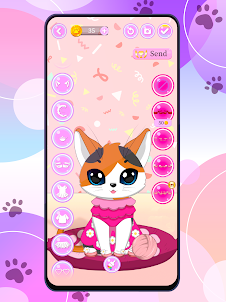 Fluffy Cat Dress Up Game