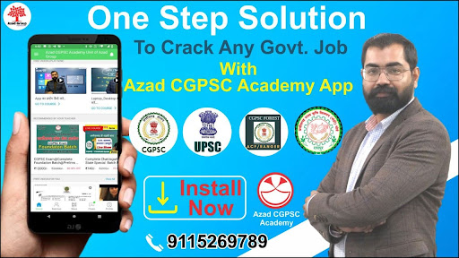 Android application Azad CGPSC Academy screenshort