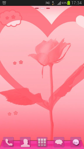 Theme valentine GO Launcher EX Screen 2