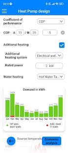 Heat Pump Calculator Screenshot