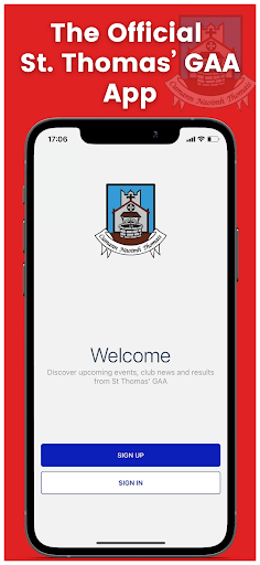 Android application St. Thomas' GAA Club screenshort