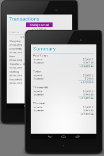 Home Budget Manager Lite With Sync Screenshot