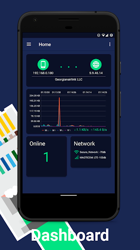 Android application EthernetTools screenshort
