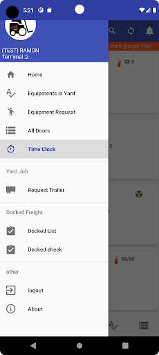 T4CrossDock Screen 2